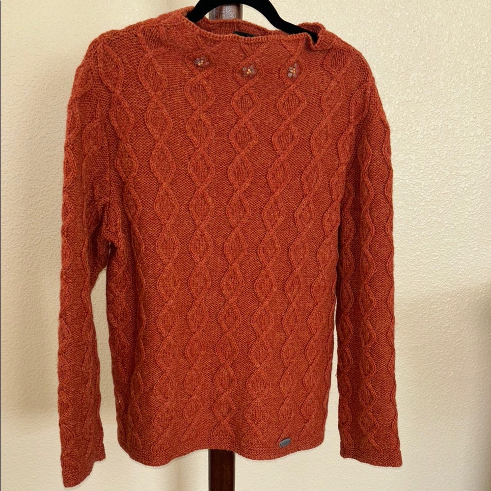 Giesswein Orange Knit Sweater